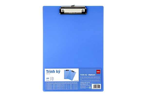 Deli A4 PP Plastic Single Clipboard